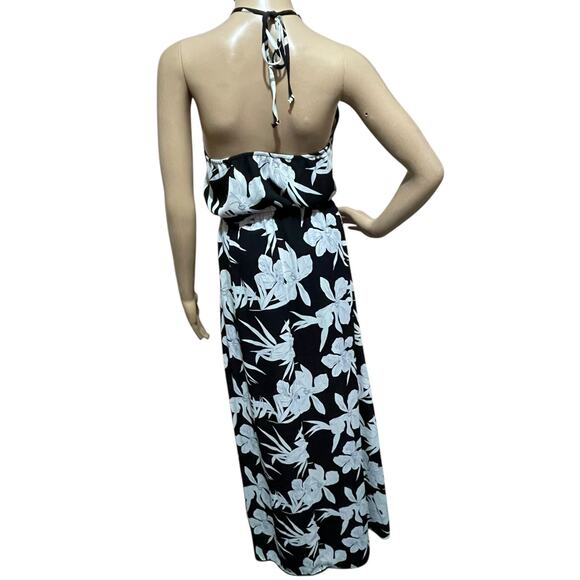 Show Me Your Mumu Heather Halter Maxi Dress in Lily Collins Tropical Print XS - Picture 5 of 7